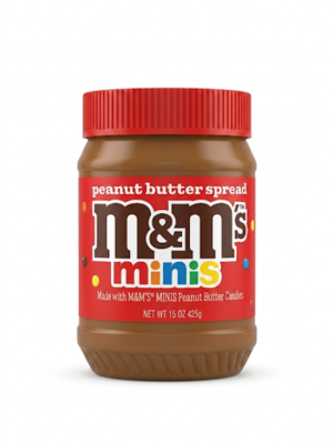 M&M's Peanut Butter Spread with M&M's Minis Candy Pieces 15oz 3ct